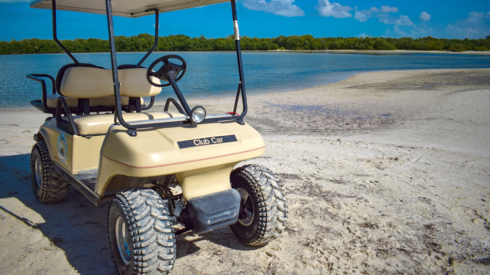 1990 Club Car DS Gas Golf - Lifted & Lowered Golf Carts