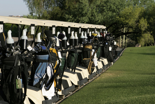 Golf-carts-lined-up